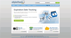 Desktop Screenshot of expiretrack.com